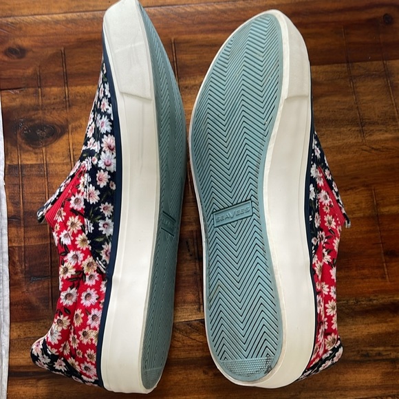 SEAVEES Womens Hawthorne DAISY Slip On Sneakers Shoes Casual floral   Sz 11 - Picture 16 of 16